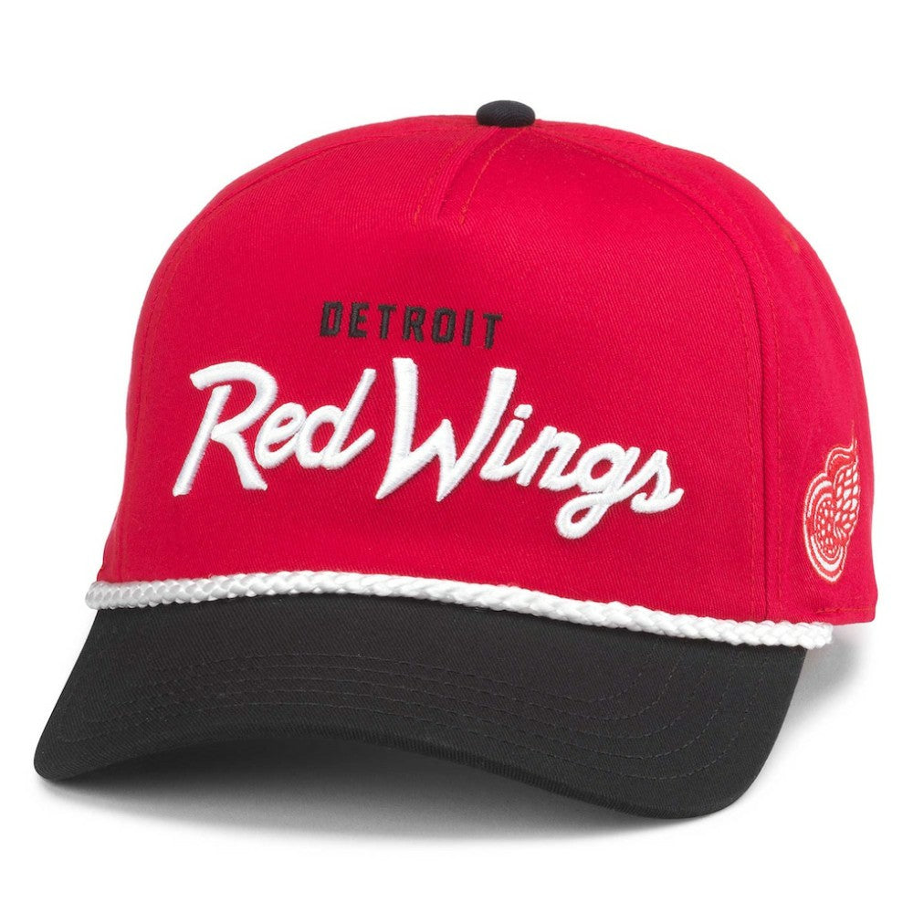 Detroit Red Wings American Needle Roscoe Washed Twill Adjustable Hat - Red/Black - NHL 200509113