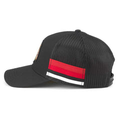 Chicago Blackhawks American Needle HotFoot Stripes Trucker Adjustable Hat - Black - NHL 200509123