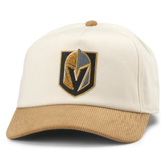 Vegas Golden Knights American Needle Burnett Adjustable Hat - White/Gold - NHL 200509149