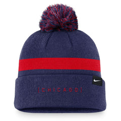 Chicago Cubs Nike Hometown Peak Cuffed Knit Hat with Pom - Royal - Nike Sale