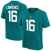 Nike Trevor Lawrence Jacksonville Jaguars Youth Player Name & Number T-Shirt Teal