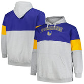 Golden State Warriors Big & Tall Pullover Hoodie for sale Royal/Gold | Fanatics Lifestyle