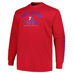 Philadelphia 76ers Big & Tall Short Sleeve & Long Sleeve T-Shirt Set Royal/Red | Fanatics discount