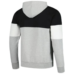 Brooklyn Nets Contrast Pieced Pullover Hoodie Black | Fanatics outlet