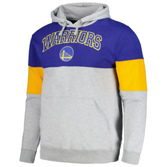 Golden State Warriors Contrast Pieced Pullover Hoodie for sale Royal | Fanatics Lifestyle