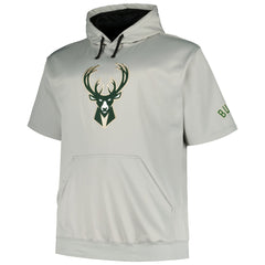 Milwaukee Bucks Big & Tall Logo Pullover Hoodie Silver | Fanatics Lifestyle