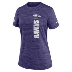 Nike Baltimore Ravens Women's Sideline Velocity Dri-FIT T-Shirt Purple