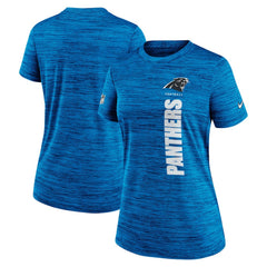 Nike Carolina Panthers Women's Sideline Velocity Dri-FIT T-Shirt Blue