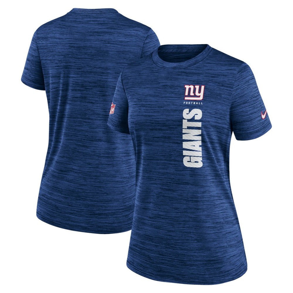 Nike New York Giants Women's Sideline Velocity Dri-FIT T-Shirt Royal