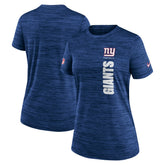 Nike New York Giants Women's Sideline Velocity Dri-FIT T-Shirt Royal