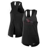 Nike Arizona Cardinals Women's Open-Back Crisscross Dri-FIT Tank Top Black