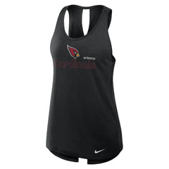 Nike Arizona Cardinals Women's Open-Back Crisscross Dri-FIT Tank Top Black