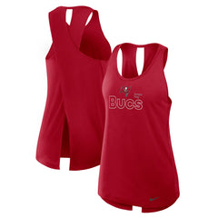 Nike Tampa Bay Buccaneers Women's Open-Back Crisscross Dri-FIT Tank Top Red