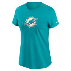 Nike Miami Dolphins Women's Primary Logo T-Shirt Aqua
