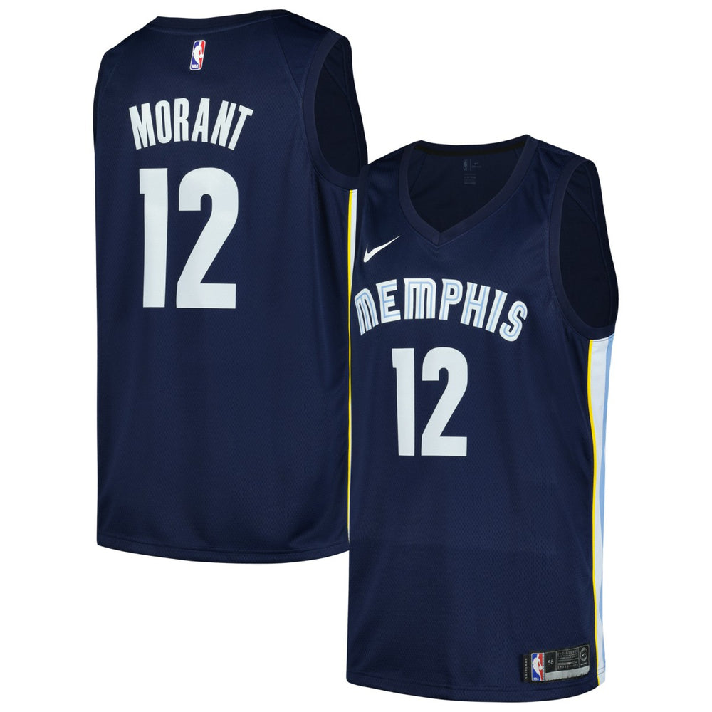 Ja Morant Memphis Grizzlies Swingman Player Jersey Icon Edition Navy | Nike outlet