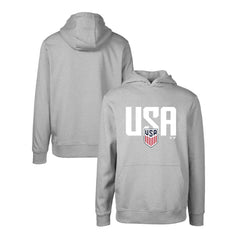 USMNT Levelwear Youth Podium Mascot Pullover Hoodie Gray