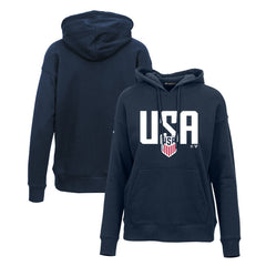 USMNT Levelwear Women's Podium Mascot Pullover Hoodie Navy