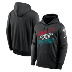 Nike Atlanta Falcons vs. Jacksonville Jaguars 2023 London Game Pullover Hoodie Black