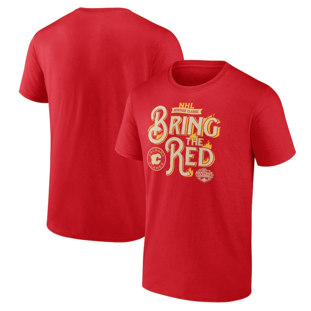 Calgary Flames Fanatics 2023 NHL Heritage Classic Local T-Shirt – Red - NHL 200536126