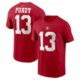 Nike Brock Purdy San Francisco 49ers Player Name & Number T-Shirt Scarlet