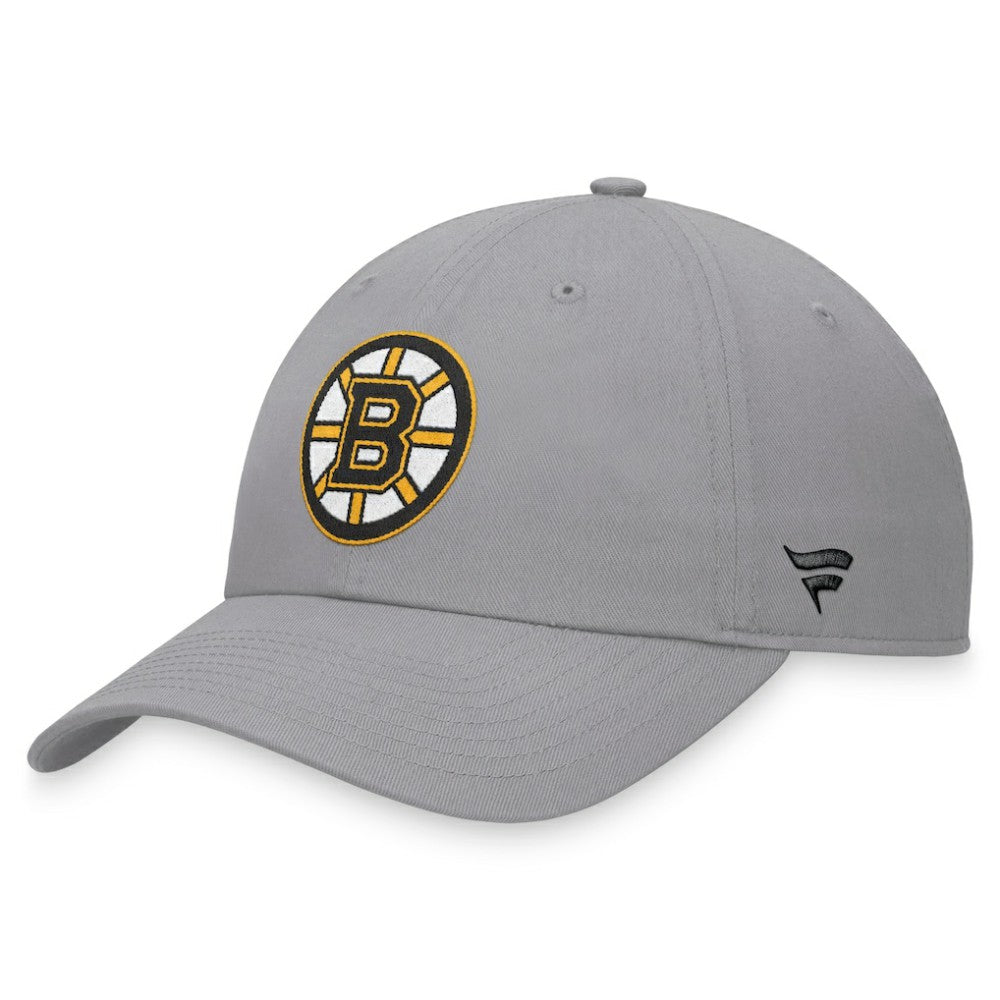 Boston Bruins Fanatics Extra Time Adjustable Hat - Gray - NHL 200542858