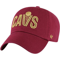 Cleveland Cavaliers '47 Core Wordmark Clean Up Adjustable Hat for sale Wine | 47 brand for sale