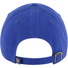 New York Knicks '47 Core Wordmark Clean Up Adjustable Hat Blue | 47 brand online