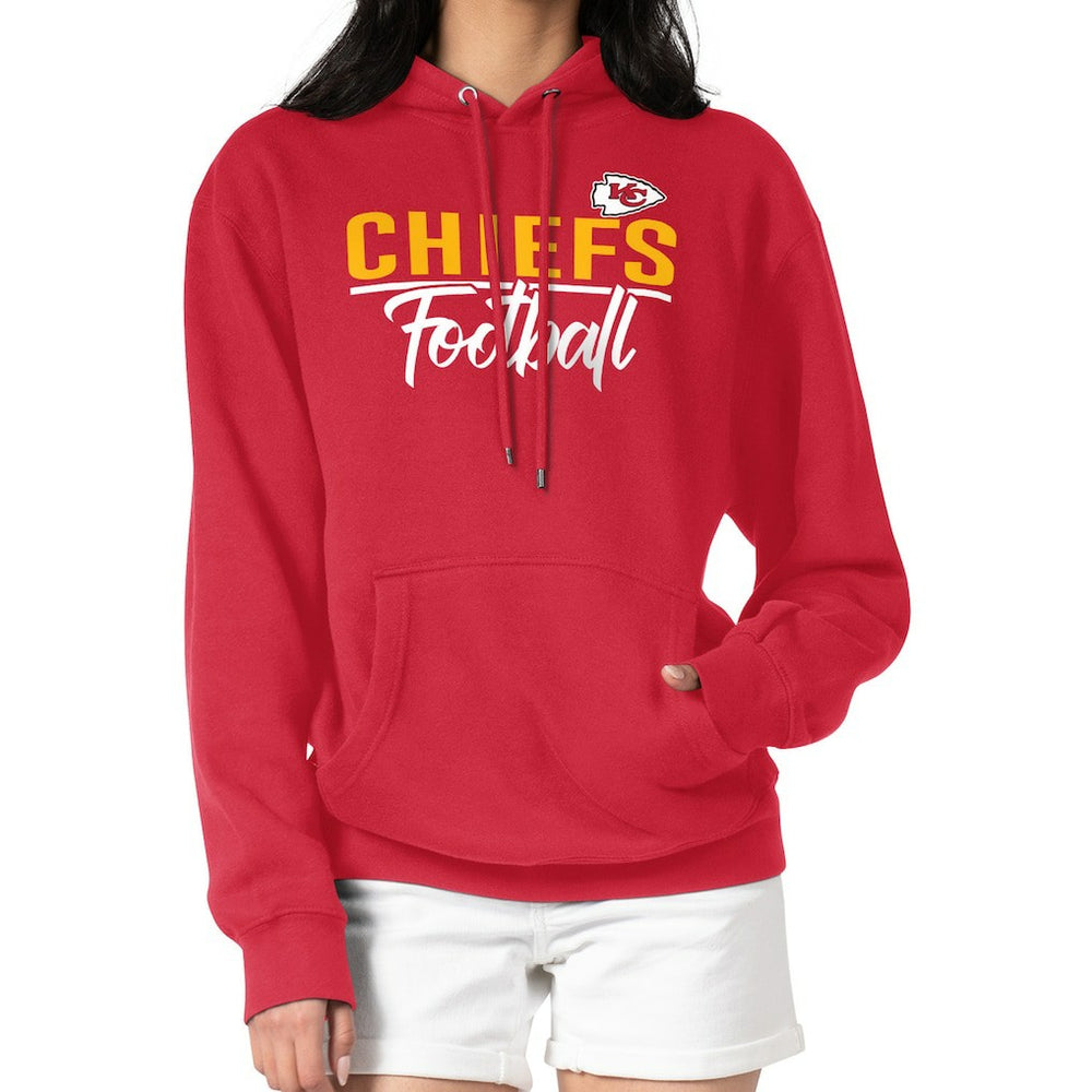 Kansas City Chiefs G-III 4Her by Carl Banks Women's Graphic Fleece Pullover Hoodie Red