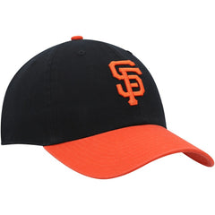 San Francisco Giants '47 Clean Up Adjustable Hat - Black/Orange - 47 brand Lifestyle