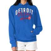 Detroit Pistons G-III 4Her by Carl Banks Women's Filigree Logo Pullover Hoodie - Blue