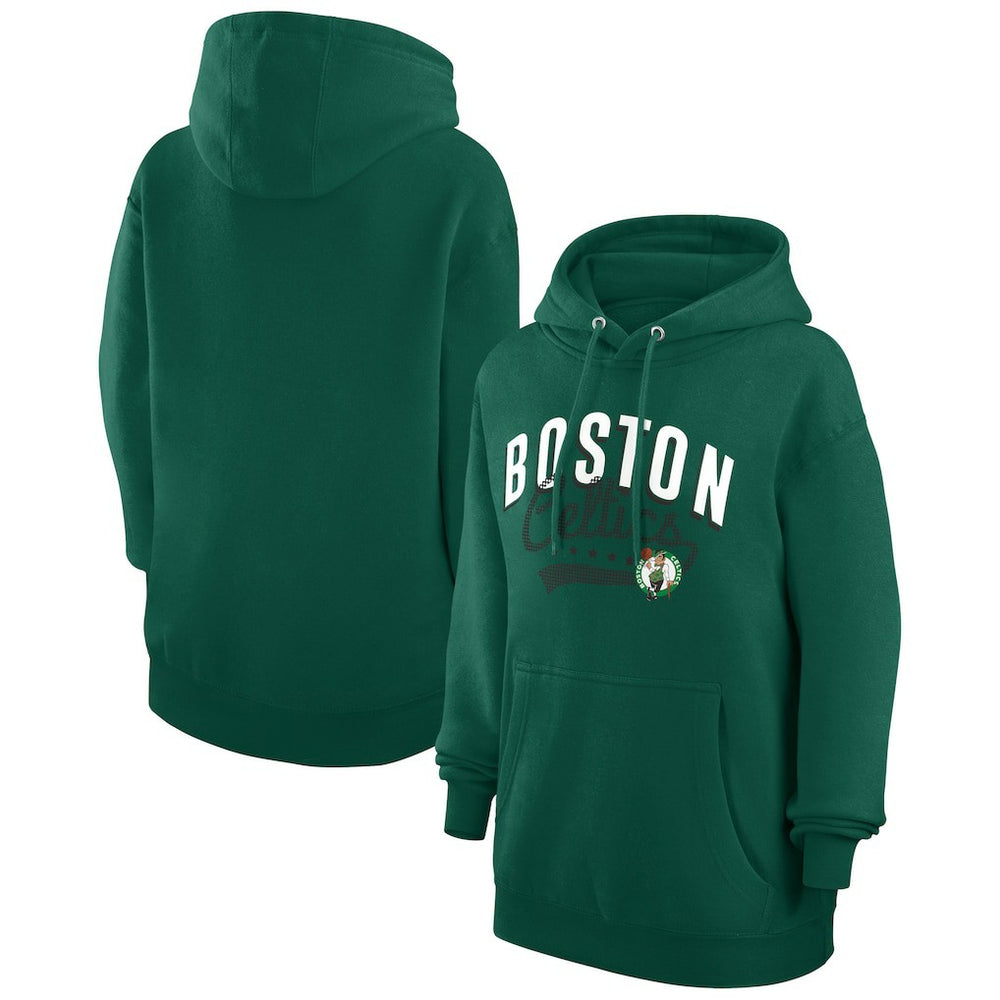 Boston Celtics G-III 4Her by Carl Banks Women's Filigree Logo Pullover Hoodie - Kelly Green