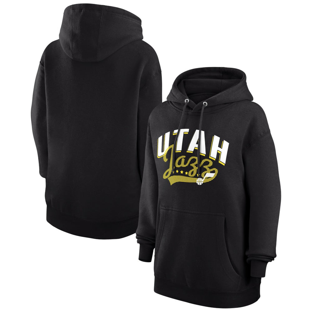 Utah Jazz G-III 4Her by Carl Banks Women's Filigree Logo Pullover Hoodie - Black