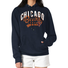 Chicago Bears G-III 4Her by Carl Banks Women's Filigree Logo Pullover Hoodie – Navy