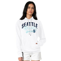 Seattle Kraken G-III 4Her by Carl Banks Women's Filigree Logo Pullover Hoodie – White - NHL 200553645