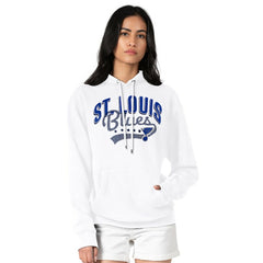 St. Louis Blues G-III 4Her by Carl Banks Women's Filigree Logo Pullover Hoodie – White - NHL 200553646