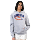 Edmonton Oilers G-III 4Her by Carl Banks Women's Filigree Logo Pullover Hoodie – Gray - NHL 200553683