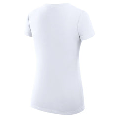 Minnesota Timberwolves G-III 4Her by Carl Banks Women's Super-Slim Fit Lightweight Filigree Logo V-Neck T-Shirt - White