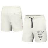 Chicago Bulls NBA x Staple Heavyweight Fleece Shorts Cream
