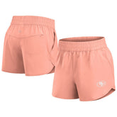 Fanatics San Francisco 49ers Women's Front Office Woven Shorts Coral