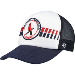 St. Louis Cardinals '47 Cooperstown Collection Wax Pack Express Trucker Adjustable Hat - White/Navy - 47 brand Discount