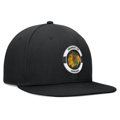 Chicago Blackhawks Fanatics Authentic Pro Training Camp Snapback Hat - Black - NHL 200562128