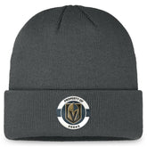 Vegas Golden Knights Fanatics Authentic Pro Training Camp Cuffed Knit Hat - Charcoal - NHL 200562153