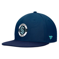 Seattle Kraken Fanatics Authentic Pro Training Camp Snapback Hat - Deep Sea Blue - NHL 200562154
