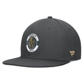Vegas Golden Knights Fanatics Authentic Pro Training Camp Snapback Hat - Charcoal - NHL 200562156
