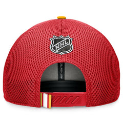 Calgary Flames Fanatics 2024 NHL Draft On Stage Trucker Adjustable Hat - Red - NHL 200562161