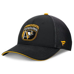 Pittsburgh Penguins Fanatics 2024 NHL Draft On Stage Trucker Adjustable Hat - Black - NHL 200562179