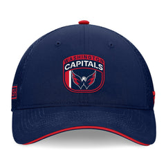 Washington Capitals Fanatics 2024 NHL Draft On Stage Trucker Adjustable Hat - Navy - NHL 200562187