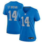 Nike Amon-Ra St. Brown Detroit Lions Women's Alternate Game Jersey Blue