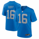 Nike Jared Goff Detroit Lions Alternate Game Jersey Blue