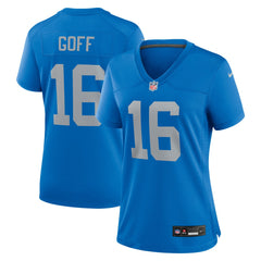Nike Jared Goff Detroit Lions Women's Alternate Game Jersey Blue